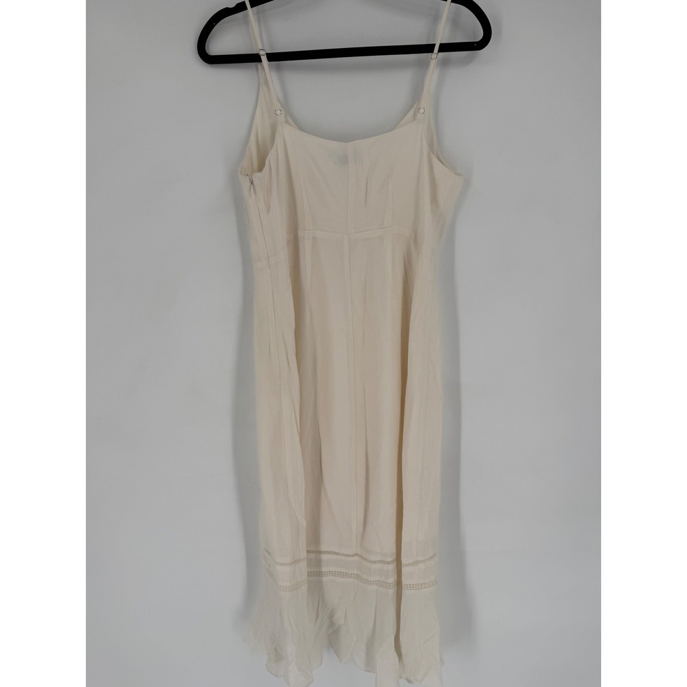 NWT Gentle Fawn Midi Dress Womens 2 White Ruffle Lace Boho Cottagecore Ivory - Picture 11 of 16